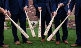 Groomsman Bat Group Lifestyle Photo